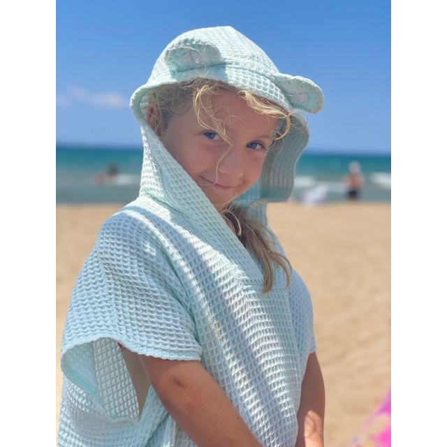 Kinder Sommerjacke mit Kapuze und Minzohren