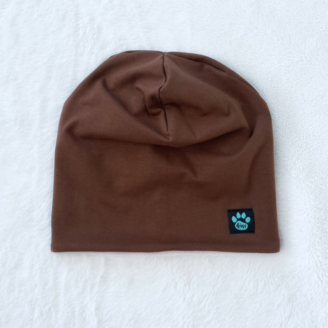 Braune Kinderwintermütze
