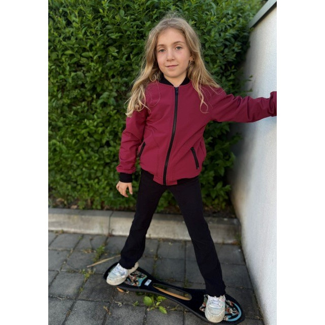Kinder‑Bomberjacke in Bordeaux