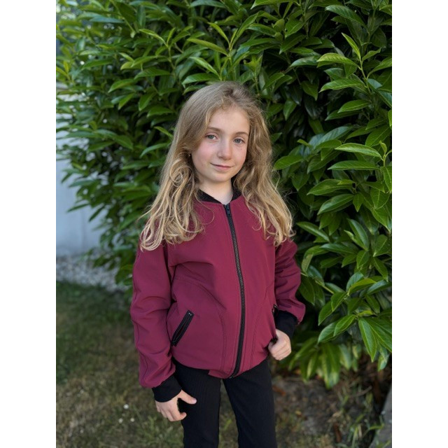 Kinder‑Bomberjacke in Bordeaux