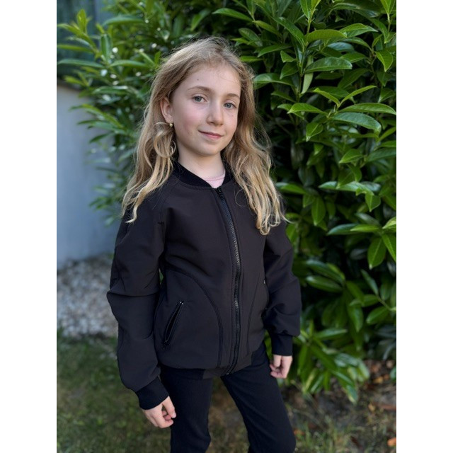Kinder‑Bomberjacke in Schwarz