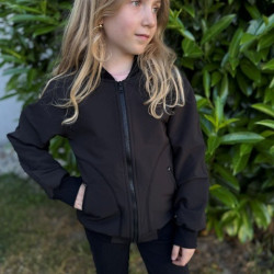 Kinder‑Bomberjacke in Schwarz