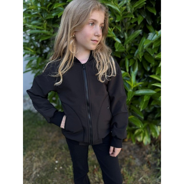Kinder‑Bomberjacke in Schwarz