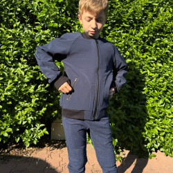 Kinder-Bomberjacke in Dunkelblau