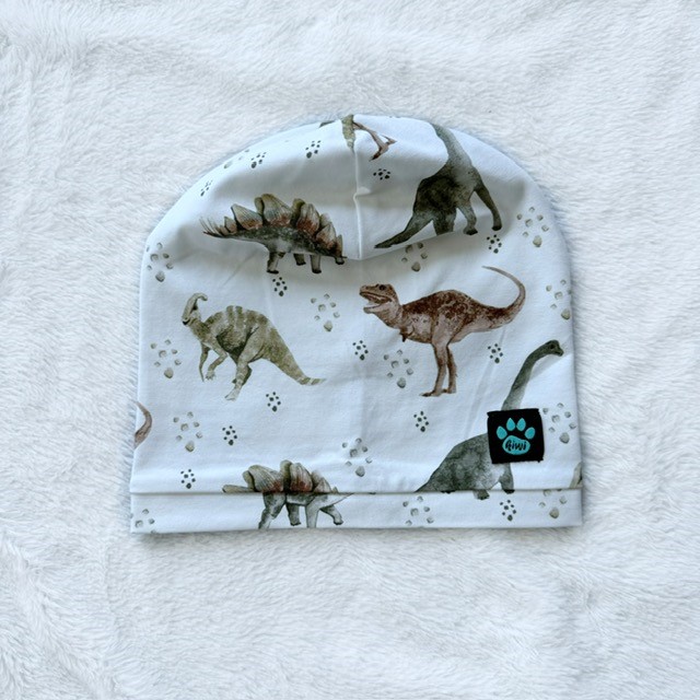 Einfache Kindermütze DINO