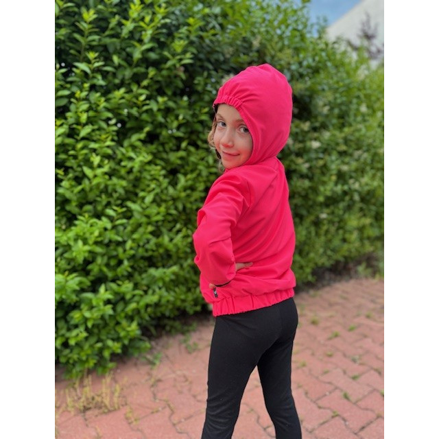 Neonrosa Kinder Sommerjacke