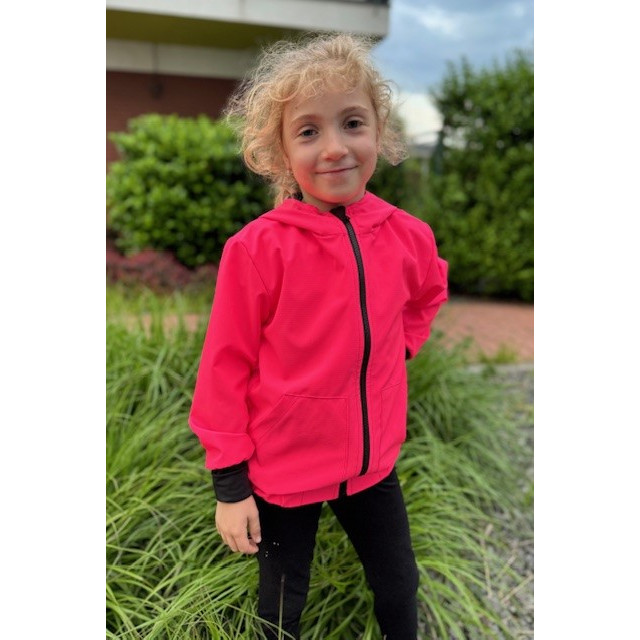 Neonrosa Kinder Sommerjacke