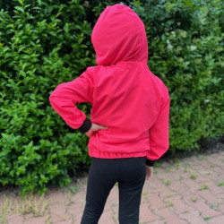 Neonrosa Kinder Sommerjacke