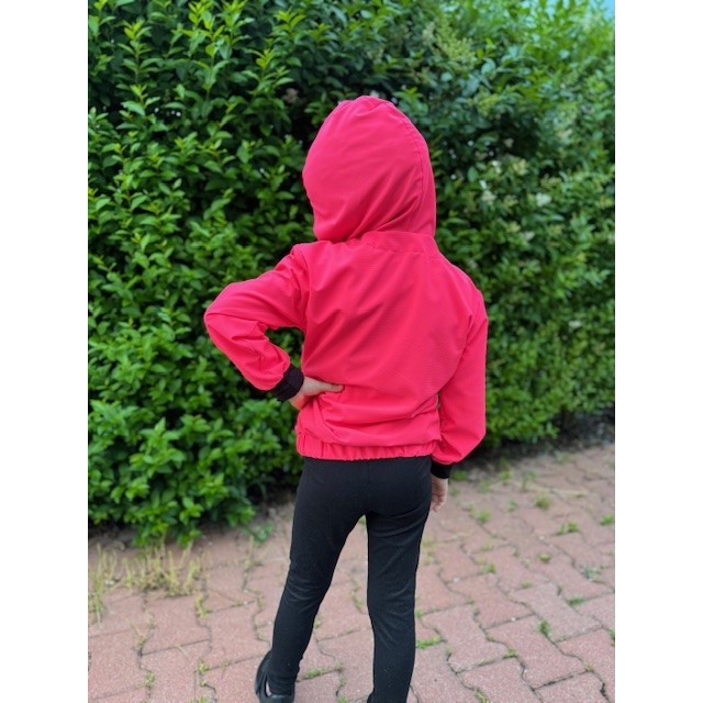 Neonrosa Kinder Sommerjacke