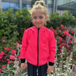 Neonrosa Kinder Sommerjacke