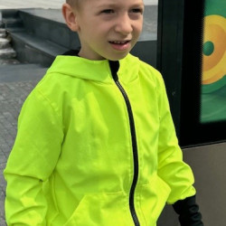 Neon gelbe Kinder Sommerjacke