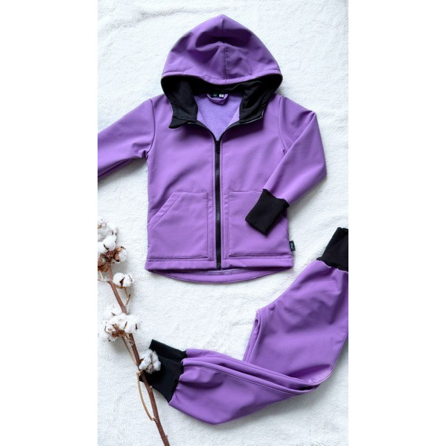 Kinder Softshelljacke lila