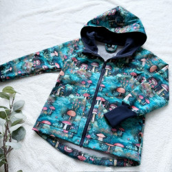 Kinder Softshelljacke Pilze