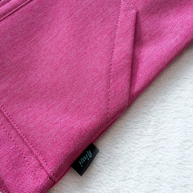 Kinder Softshelljacke rosa - Fischgrätenmuster