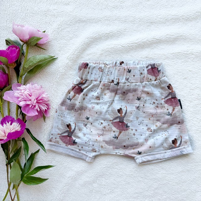 Kinder-Sommer-Musselin-Shorts Feen