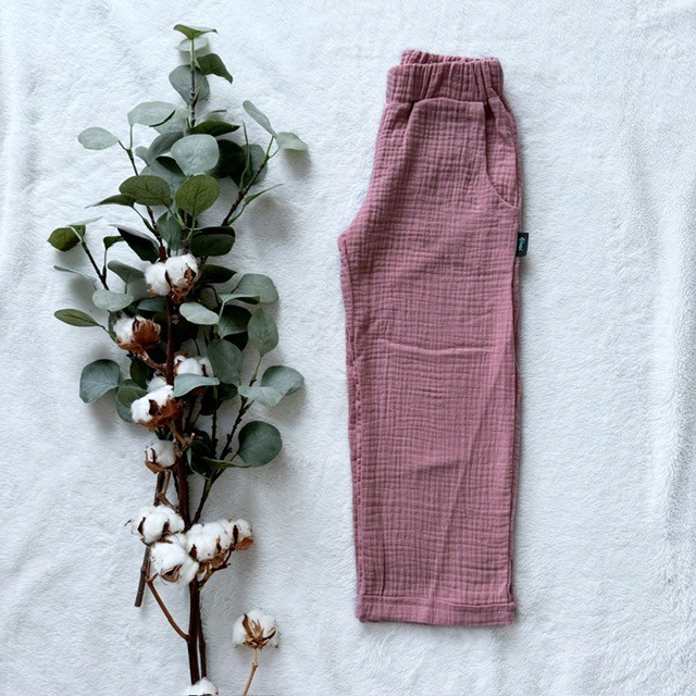 Kinder Sommer Muschelhosen rosa