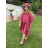 Kinder Sommerjacke mit Kapuze und Ohren in Rosa
