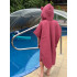 Kinder Sommerjacke mit Kapuze und Ohren in Rosa