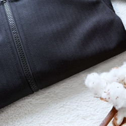 Kinder gefütterte Softshell-Hosen Schwarz - Fischgrätenmuster