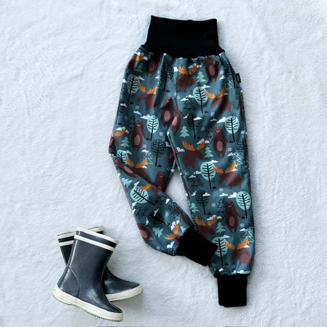 Softshell-Hosen für Kinder – Hirsch