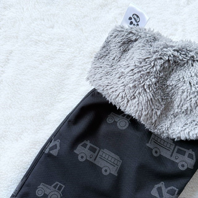 Kinder Winter isolierte Softshellhose mit Lammfell REFLECTIVE CONSTRUCTION MACHINERY