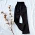 Mädchen Softshell gefütterte Hose schwarz