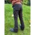 Mädchen Softshell gefütterte Hose schwarz