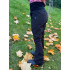 Mädchen Softshell gefütterte Hose schwarz