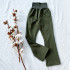 Mädchen Softshell gefütterte Hose khaki
