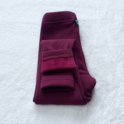 Kinder Winter Baumwolle extra isolierte Thermoleggings warmkeeper bordeaux