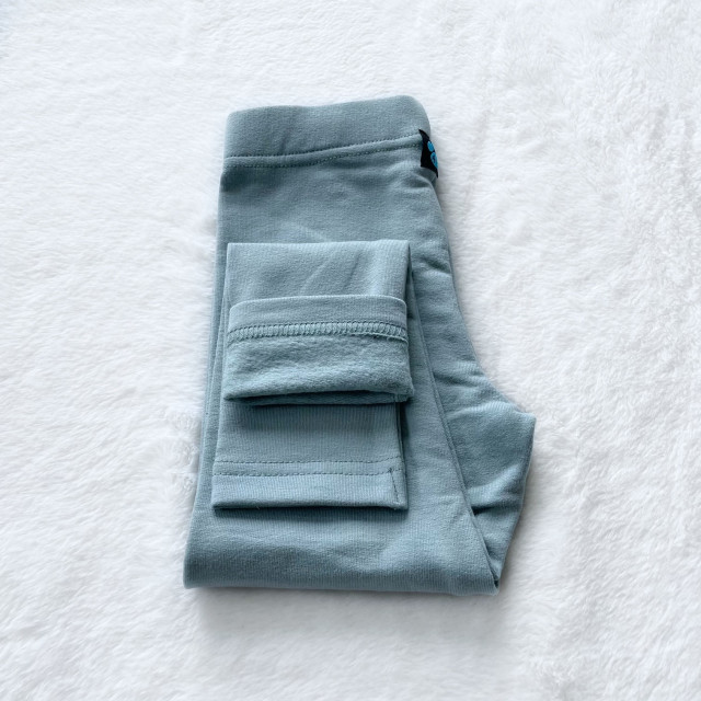 Kinder Winter gefütterte Leggings hellblau