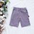 Kinder Sommer Muschel Bermuda lila