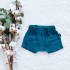 Kinder Sommer Muschelhosen petrol