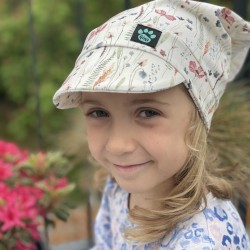Kinder Sommerhut mit Schirm SANFTE BLÜTEN