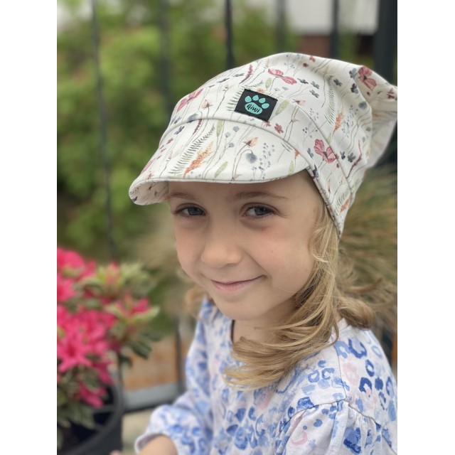 Kinder Sommerhut mit Schirm SANFTE BLÜTEN