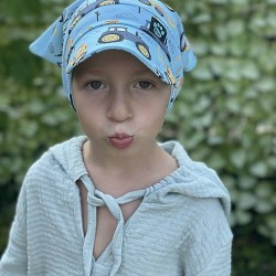 Kinder Sommerhut mit Schirm TRAKTORY
