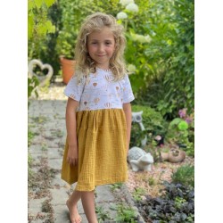 Kinder Sommer Muselkleider für Mädchen aus Bergregionen