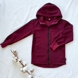 Kinder Softshelljacke bordeaux