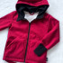 Kinder Softshelljacke mit Fleecefutter rot
