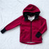 Kinder Softshelljacke mit Fleecefutter rot