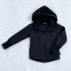 Kinder Softshelljacke schwarz
