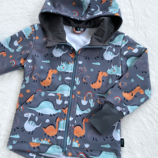 Kinder Softshelljacke DINOUSAURÍKY