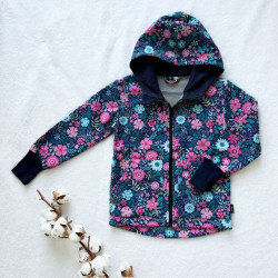 Kinder Softshelljacke BLUMEN