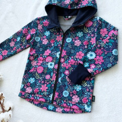 Kinder Softshelljacke BLUMEN