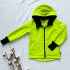 Neonfarbene Kinder-Sofshelljacke