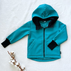 Kinder Softshelljacke petrogelb