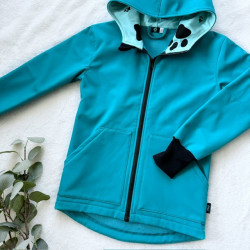 Kinder Softshelljacke PETROLEUM PACKY