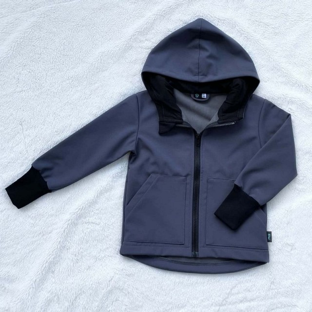 Kinder Softshelljacke grau