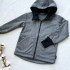 Kinder Softshelljacke gesprenkelt grau