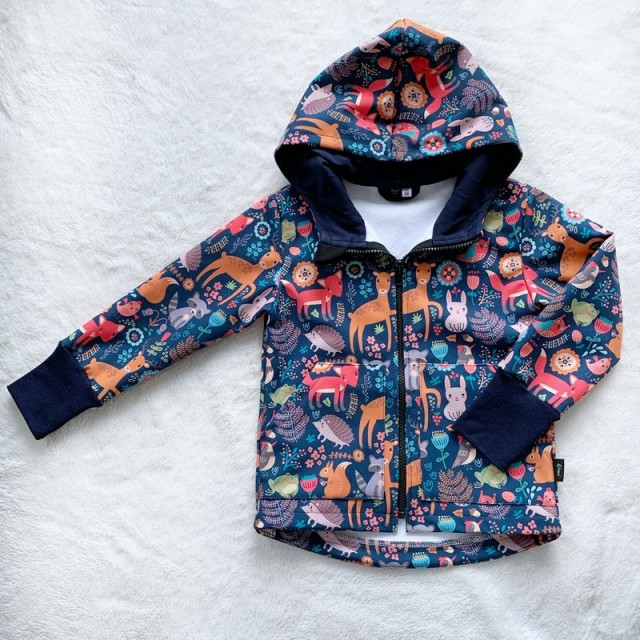 Kinder Softshelljacke TIERE